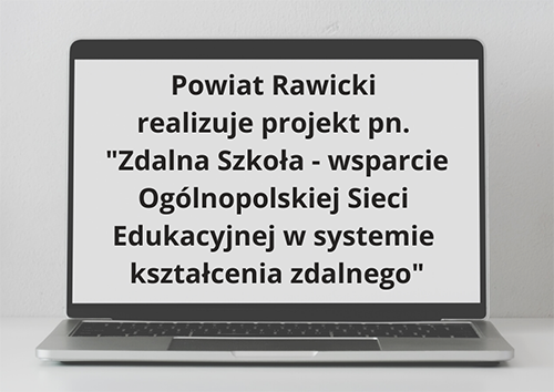  Zdalna Szkoła wsparcie Ogólnopolskiej Sieci Edukacyjnej w systemie kształcenia zdalnego 1